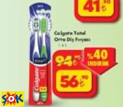 COLGATE TOTAL ORTA DİŞ FIRÇASI 1+1